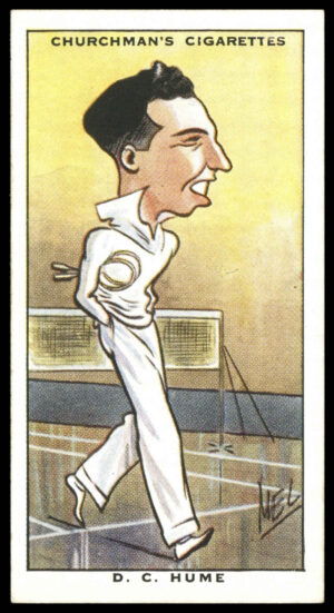 Churchman - 'Sporting Celebrities' (1931) - D.C. Hume (Badminton)