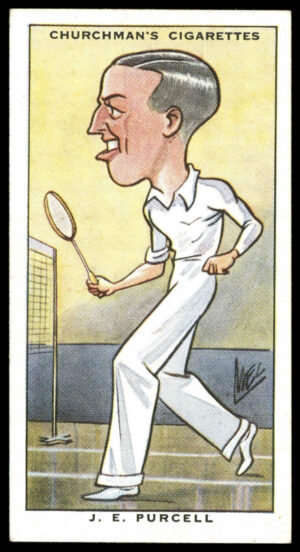 Churchman - 'Sporting Celebrities' (1931) - J.E. Purcell (Badminton)