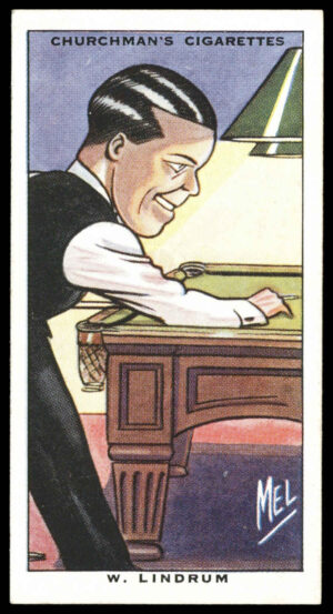 Churchman - 'Sporting Celebrities' (1931) - W. Lindrum (Billiards)
