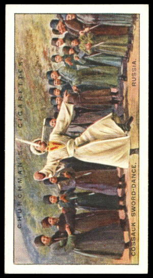 Churchman - 'Sports & Games in Many Lands' (1929) - Cossack Sword-Dance - Russia