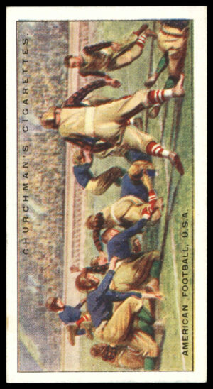 Churchman - 'Sports & Games in Many Lands' (1929) - American Football - U.S.A.