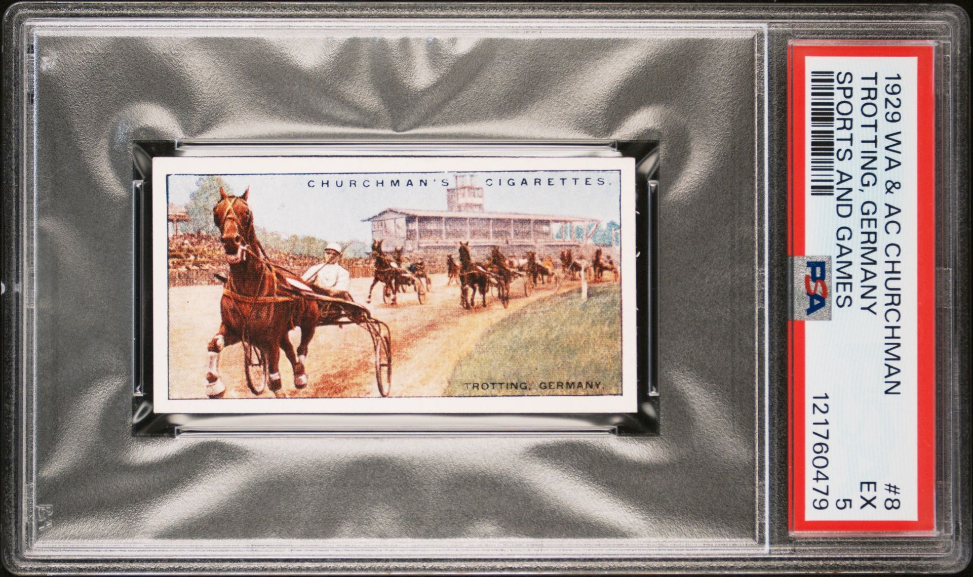 Churchman - 'Sports & Games in Many Lands' (1929) - Trotting - Germany **PSA5** Churchman - 'Sports & Games in Many Lands' (1929) - Trotting - Germany **PSA5**