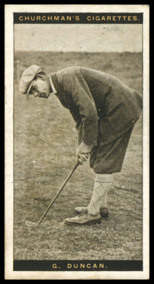 Churchman - 'Famous Golfers' (1927) - George Duncan