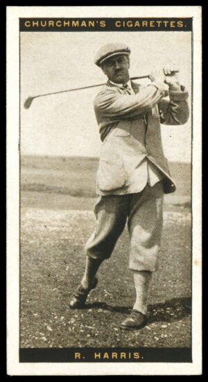 Churchman - 'Famous Golfers' (1927) - Robert Harris