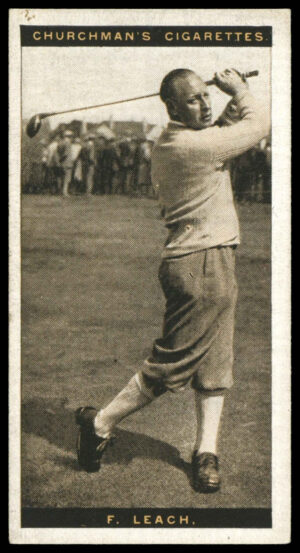 Churchman - 'Famous Golfers' (1927) - Fred Leach