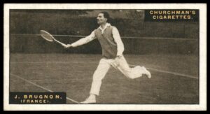 Churchman - 'Lawn Tennis' (1928) - J. Brugnon