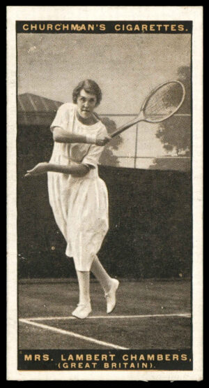 Churchman - 'Lawn Tennis' (1928) - Mrs. Lambert Chambers