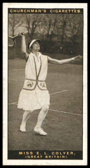 Churchman - 'Lawn Tennis' (1928) - Miss E.L. Colyer