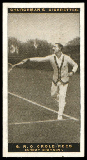Churchman - 'Lawn Tennis' (1928) - G.R.O. Crole-Rees