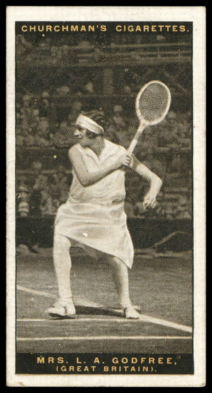 Churchman - 'Lawn Tennis' (1928) - Mrs. L.A. Godfree
