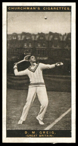 Churchman - 'Lawn Tennis' (1928) - D.M. Greig