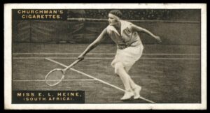 Churchman - 'Lawn Tennis' (1928) - Miss E.L. Heine