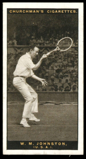 Churchman - 'Lawn Tennis' (1928) - W.M. Johnston