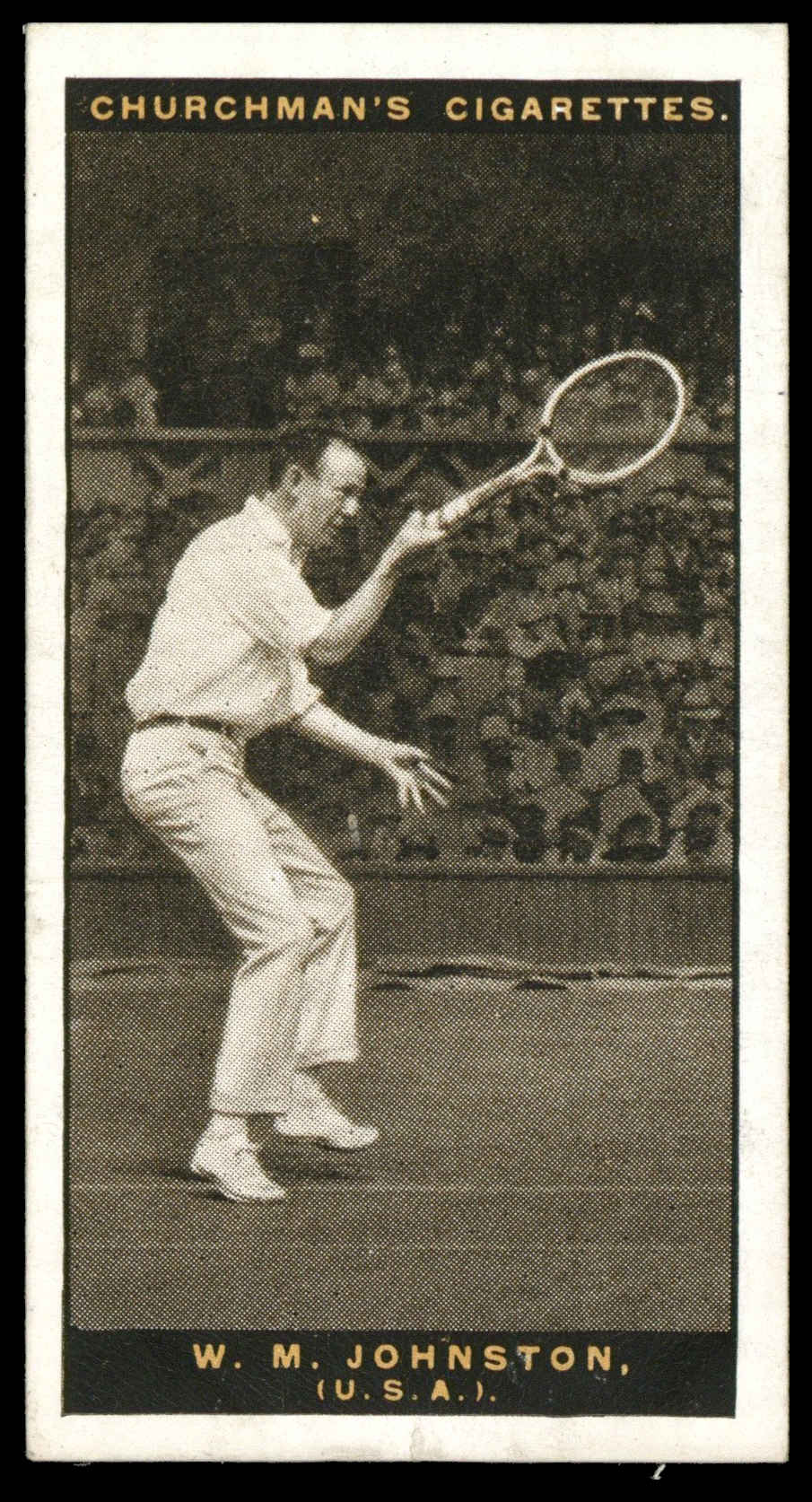 Churchman - 'Lawn Tennis' (1928) - W.M. Johnston Churchman - 'Lawn Tennis' (1928) - W.M. Johnston