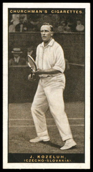 Churchman - 'Lawn Tennis' (1928) - J. Kozeluh