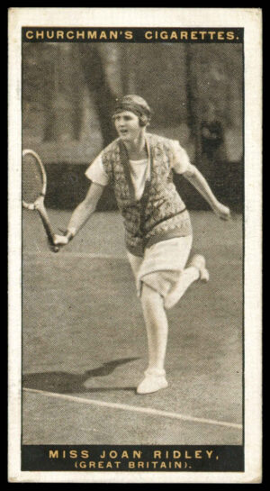 Churchman - 'Lawn Tennis' (1928) - Miss Joan Ridley