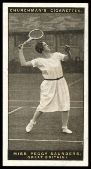 Churchman - 'Lawn Tennis' (1928) - Miss Peggy Saunders