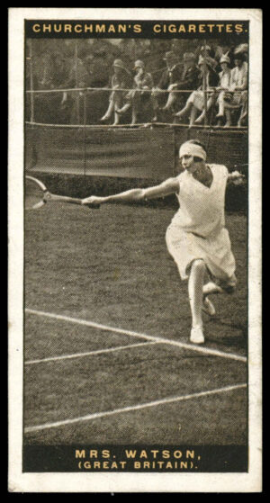 Churchman - 'Lawn Tennis' (1928) - Mrs. Watson