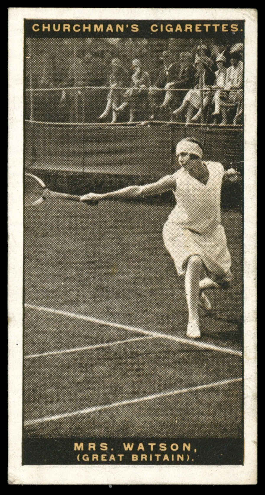 Churchman - 'Lawn Tennis' (1928) - Mrs. Watson Churchman - 'Lawn Tennis' (1928) - Mrs. Watson