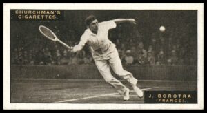 Churchman - 'Lawn Tennis' (1928) - J. Borotra