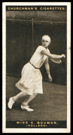 Churchman - 'Lawn Tennis' (1928) - Miss K. Bouman