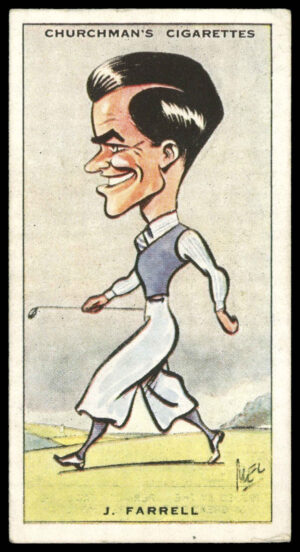 Churchman - 'Prominent Golfers' (1931) - J. Farrell