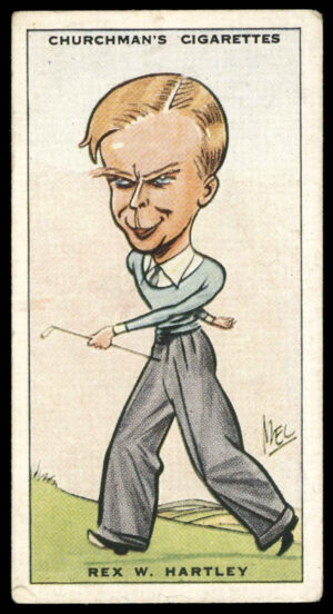 Churchman - 'Prominent Golfers' (1931) - Rex W. Hartley Churchman - 'Prominent Golfers' (1931) - Rex W. Hartley