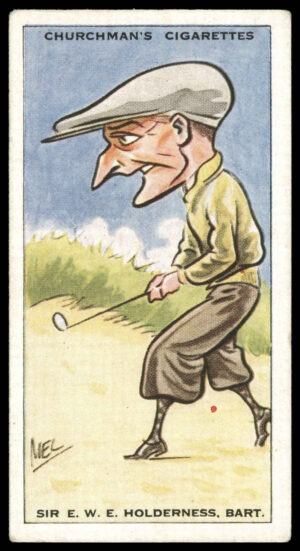 Churchman - 'Prominent Golfers' (1931) - Sir E.W.E. Holderness Bt.