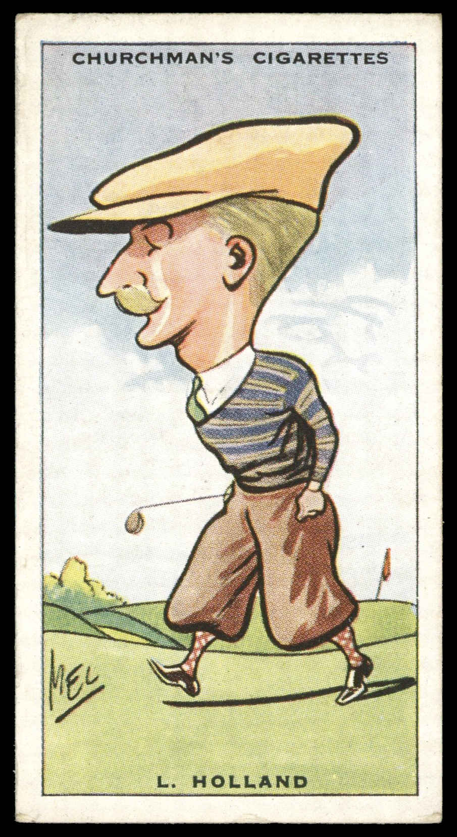 Churchman - 'Prominent Golfers' (1931) - L. Holland Churchman - 'Prominent Golfers' (1931) - L. Holland