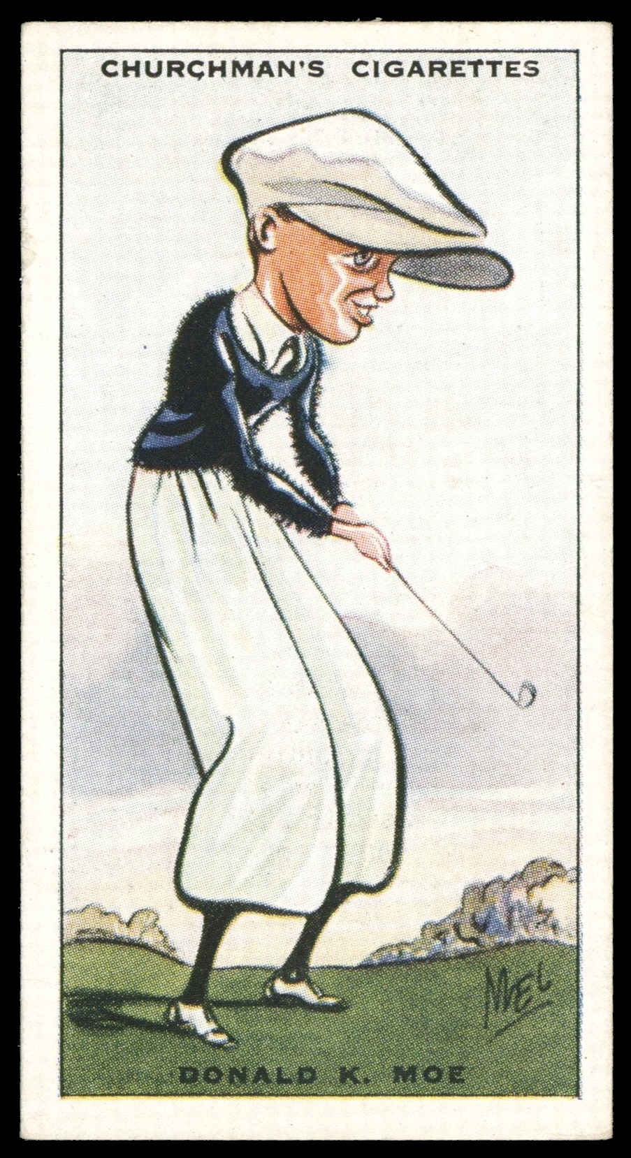 Churchman - 'Prominent Golfers' (1931) - J. Jurado Churchman - 'Prominent Golfers' (1931) - J. Jurado