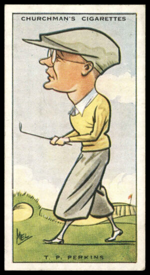 Churchman - 'Prominent Golfers' (1931) - T.P. Perkins