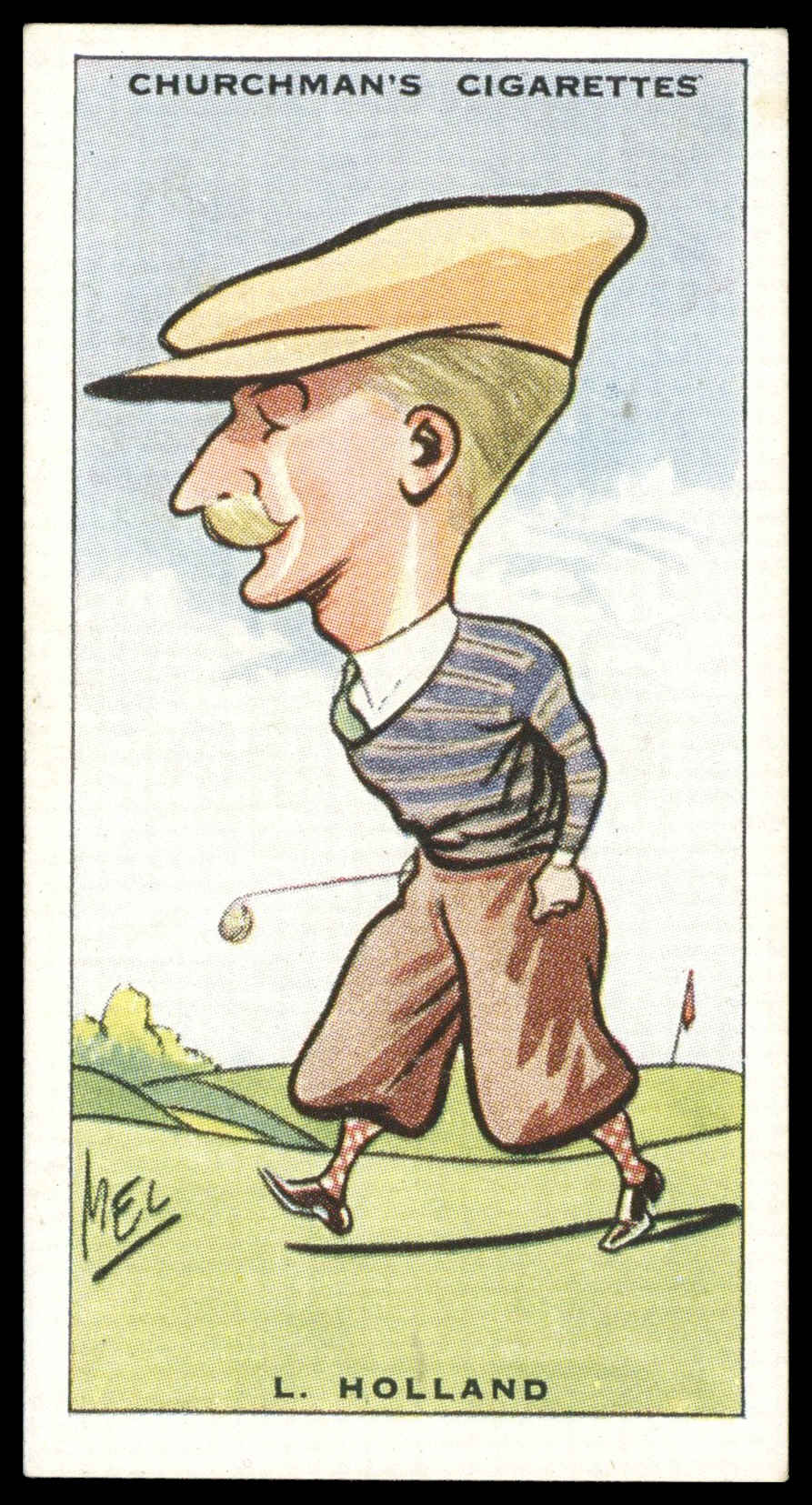 Churchman - 'Prominent Golfers' (1931) - L. Holland Churchman - 'Prominent Golfers' (1931) - L. Holland
