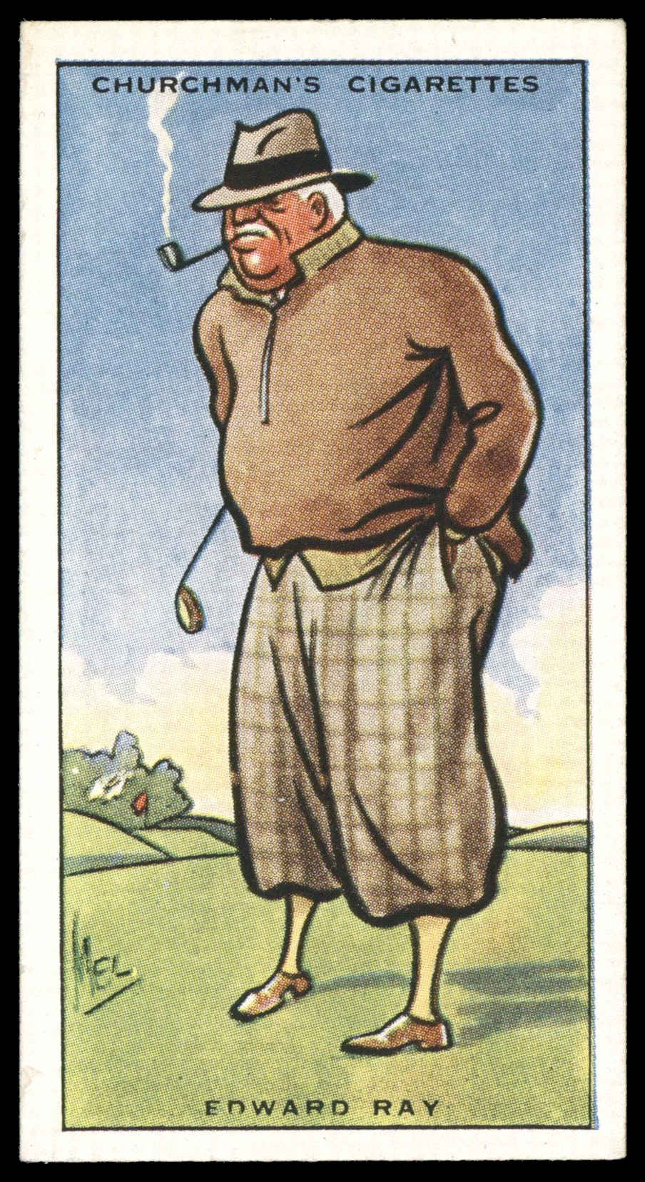Churchman - 'Prominent Golfers' (1931) - Edward Ray Churchman - 'Prominent Golfers' (1931) - Edward Ray