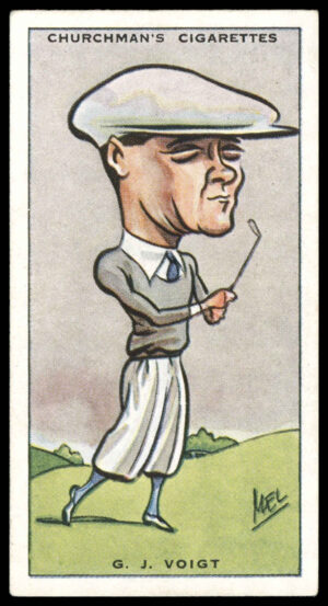 Churchman - 'Prominent Golfers' (1931) - G.J. Voigt
