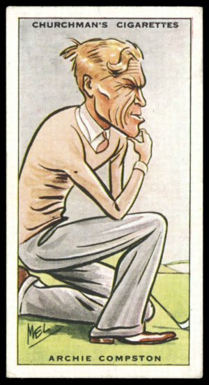 Churchman - 'Prominent Golfers' (1931) - Archie Compston