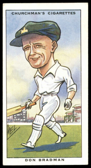 Churchman - 'Sporting Celebrities' (1931) - #15 - Don Bradman (Cricket) **PSA4**