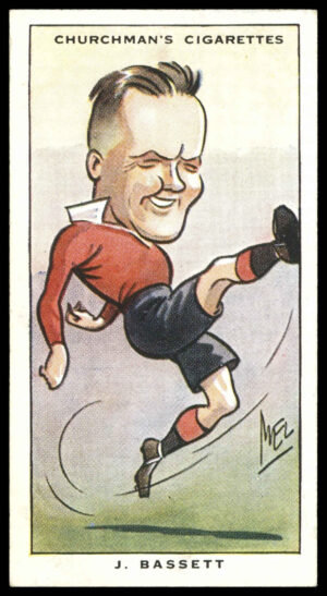 Churchman - 'Sporting Celebrities' (1931) - #24 - J. Bassett (Penarth)