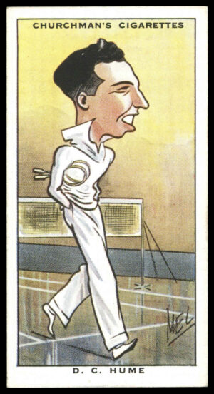 Churchman - 'Sporting Celebrities' (1931) - #7 - D.C. Hume (Badminton)