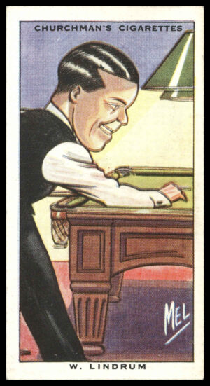 Churchman - 'Sporting Celebrities' (1931) - #9 - W. Lindrum (Billiards)