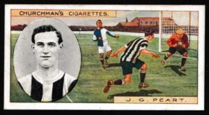 Churchman - 'Footballers' (1914) - #13 - J.G. Peart (Notts County)