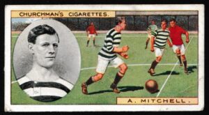 Churchman (W.A. & A.C) - 'Footballers' (1914) - Card #16 - A. Mitchell (Queen's Park Rangers)