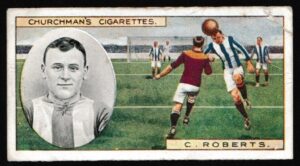 Churchman - 'Footballers' (1914) - #19 - C. Roberts (Oldham Athletic)