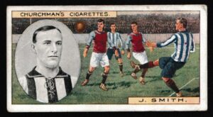 Churchman (W.A. & A.C) - 'Footballers' (1914) - Card #43 - J. Smith (Reading)