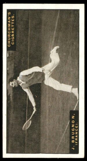 Churchman - 'Lawn Tennis' (1928) - J. Brugnon