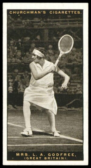 Churchman - 'Lawn Tennis' (1928) - Mrs. L.A. Godfree