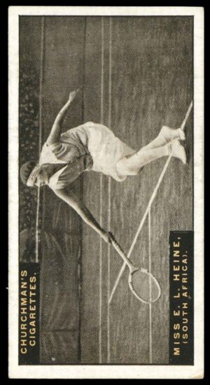 Churchman - 'Lawn Tennis' (1928) - Miss E.L. Heine