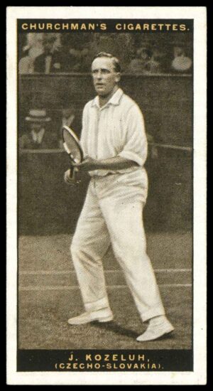 Churchman - 'Lawn Tennis' (1928) - J. Kozeluh