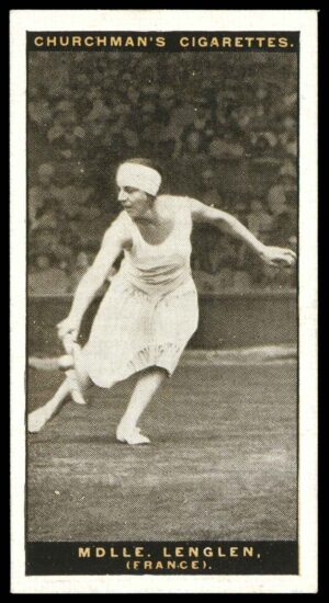Churchman - 'Lawn Tennis' (1928) - Mlle. Lenglen