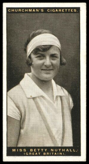 Churchman - 'Lawn Tennis' (1928) - Miss Betty Nuthall