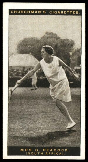Churchman - 'Lawn Tennis' (1928) - Mrs. G. Peacock